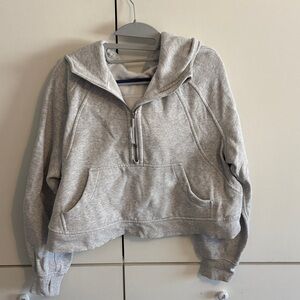 lululemon athletica Gray Cowl Neck Sweater